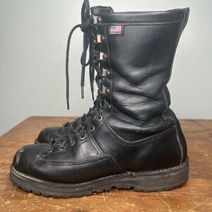 Danner Fort Lewis Insulated Boots Mens Size 8.5 EE Black Goretex Leather Combat